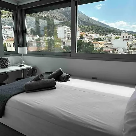 Luxurious Penthouse With Majestic Balcony. Διαμέρισμα Λουτράκι